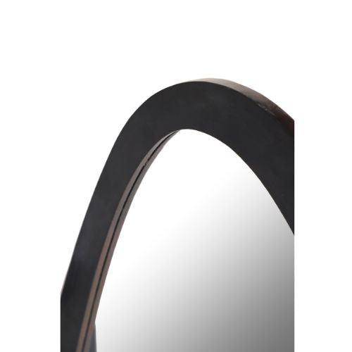 StarFurn Spiegel Lou - Zwart Mangohout - 70x2,5x120cm