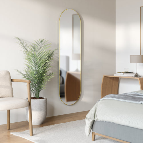 Umbra pilvormige spiegel Hubba- 45 x 157 x 5 cm - goud