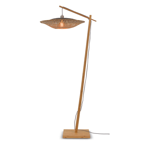 GOOD&MOJO vloerlamp Kalimantan - bruin - Ø60cm - vtwonen shop