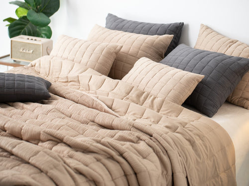 REZA - Sierkussen 30x50 cm - Irish Cream - beige