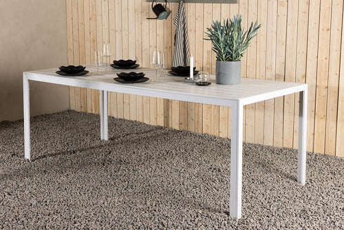 Rebellenclub tuintafel solis - 205 x 90cm - wit - vtwonen shop