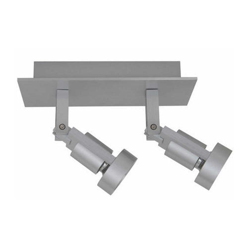 Artdelight Plafondlamp Tech 2L - Aluminium