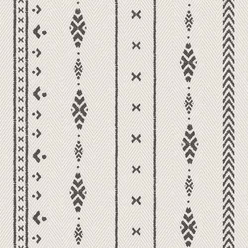 Sanders & Sanders behang etnisch motief beige en zwart - 53 cm x 10 m - 640521