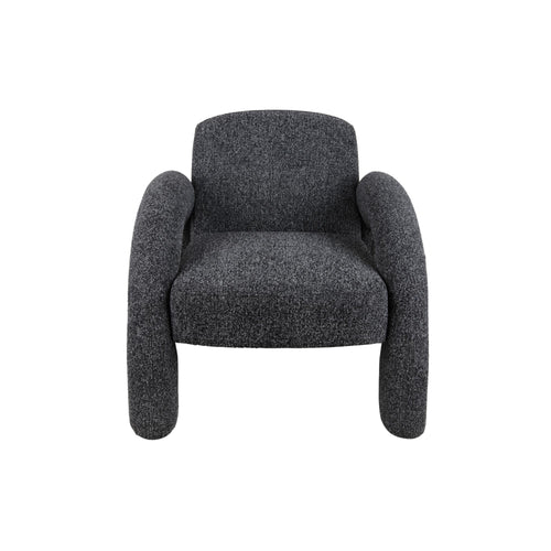 Leitmotiv stoel Brazo Melange - zwart - 88x74x74cm - vtwonen shop