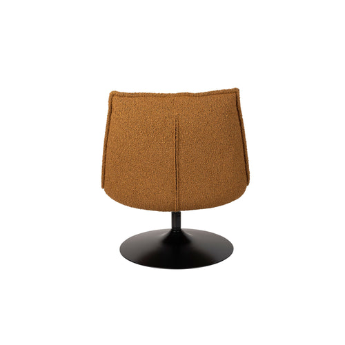 Housecraft living Jax Fauteuil Oker Bouclé - Bruin - vtwonen shop