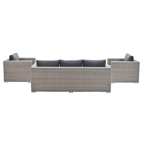 Garden Impressions loungeset Tennessee 4-delig vintage willow - texfiber