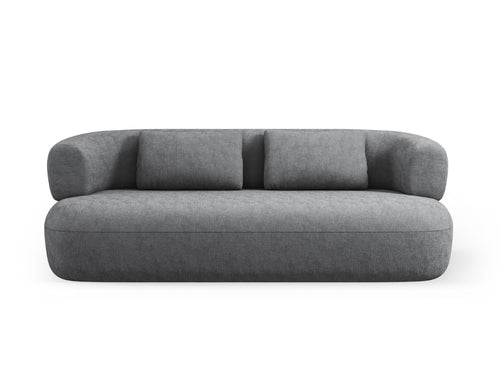 Micadoni Bank Jenny 3-zits, chenille, donkergrijs - 90x178x73cm