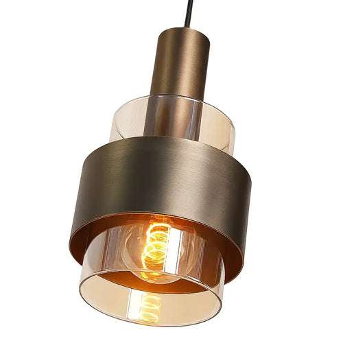 Highlight hanglamp Marrone - 5 lichts - 120  x 160   cm - brons