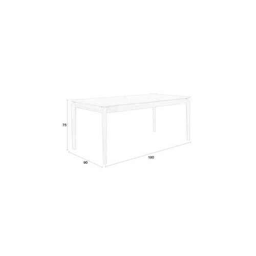 Zuiver Scout Eettafel 220x90 cm Hout Naturel