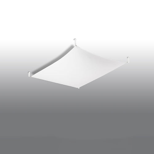 Sollux Lighting Plafondlamp LUNA 1 wit - 105x80x15cm