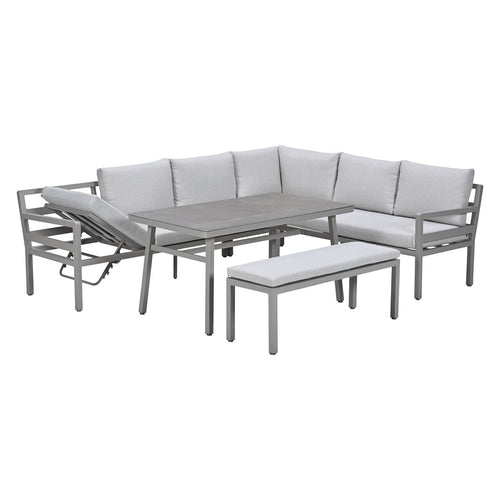 Garden Impressions lounge dining set Markus 4-delig - taupe