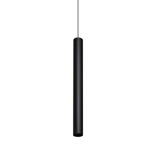 Ideal Lux LOOK 70 cm slanke hanglamp voor plafond, zwart, 1x GU10 fitting