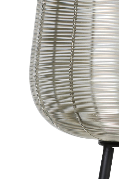 Light & Living vloerlamp ADETA - Ø37x135cm - zilver