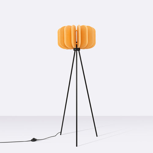 Sollux Lighting Staande lamp MULA 45 geel - 45x45x134cm