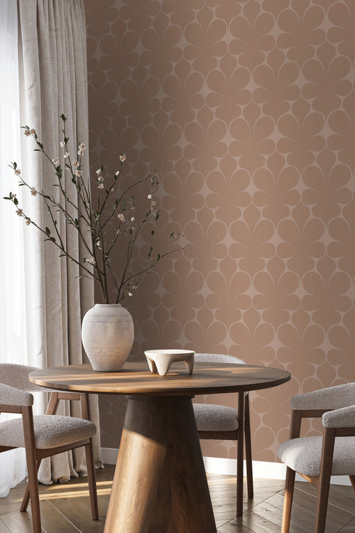 Origin Wallcoverings behang ornamenten terracotta roze - 50 x 900 cm - 347923 - vtwonen shop