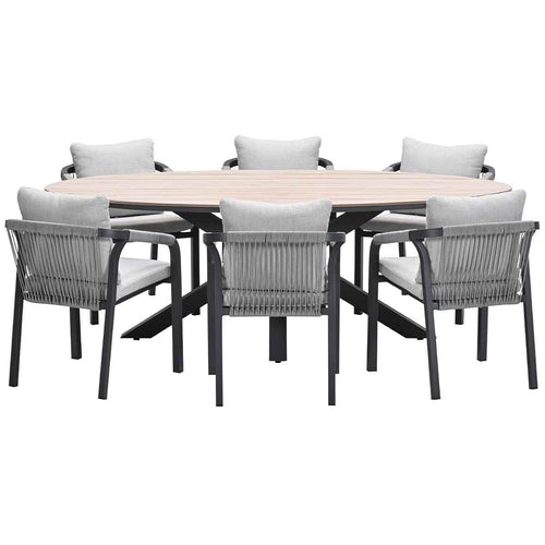 Garden Impressions tuinset Tarera - Tulli - taupe - 220x115 cm - 7-delig - vtwonen shop