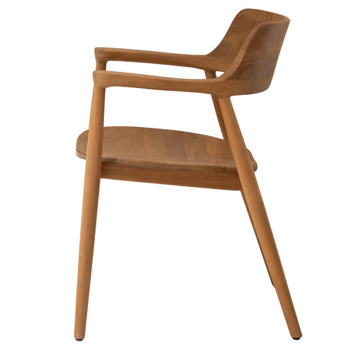 DÉJA Living Tuinstoel Luca - Naturel Hout - Set van 2