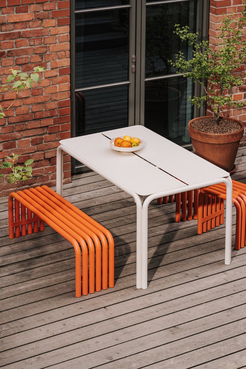 noo.ma NOKK Outdoor eettafel - Piazza Beige - vtwonen shop