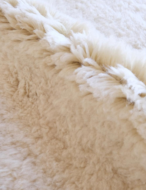 AFK Living vloerkleed Berber - handgemaakt - Wol - 118 x 153 cm