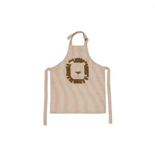 OYOY Schort 56 x 44 cm – Bruin biologisch katoen