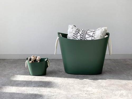 Hachiman Balcolore Opbergmand - L - Donker Groen - vtwonen shop