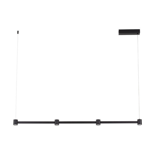 Nova Luce PUIZE Hanglamp voor aan het plafond, Sandy Black Triac dimbare LED 24W 2316lm 3000K
