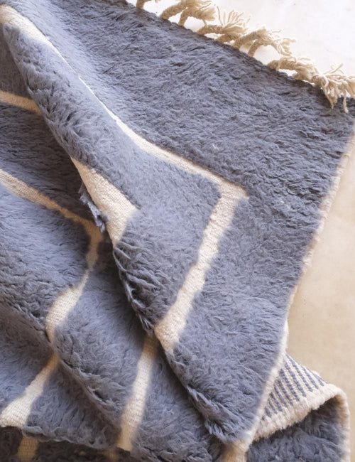 AFK Living vloerkleed Berber - handgemaakt - Wol - 242 x 277 cm