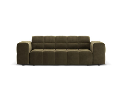 Cosmopolitan Design Bank Chicago 2-zits, flueel groente - 102x178x78cm