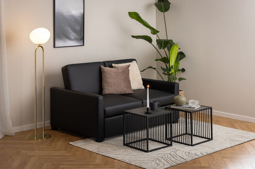 BRAM Bijzettafel Clune - 40 x 40 cm - Smoked Glas - vtwonen shop