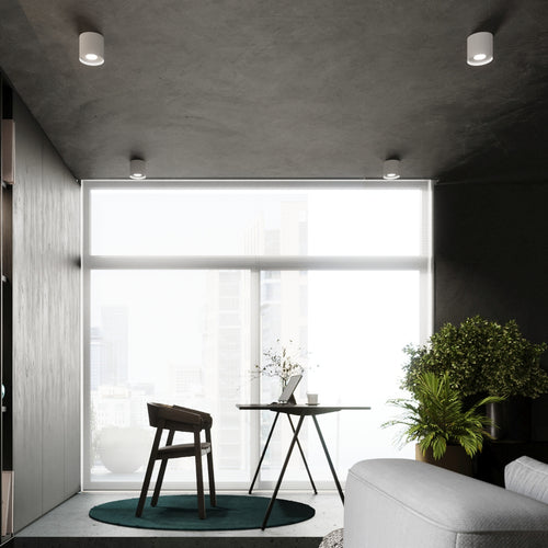 Sollux Lighting Plafondlamp MIKA wit - 12x12x11cm