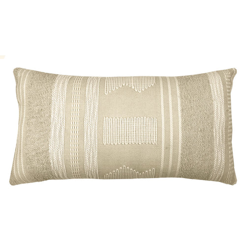 Malagoon kussen Crafty - wit - 35x60cm
