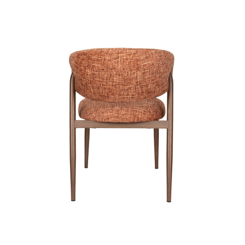 Housecraft Living Patti Eetkamerstoelen Gemêleerd Terracotta - Set van 2