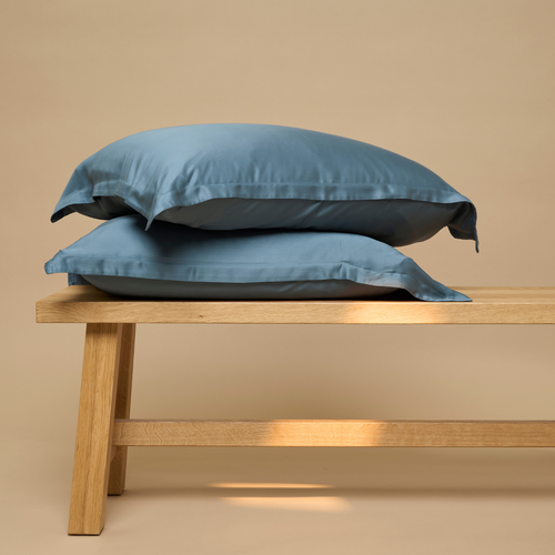 Coco & Cici - Bamboe Kussensloop Ocean Blue - 1 kussensloop 50x75