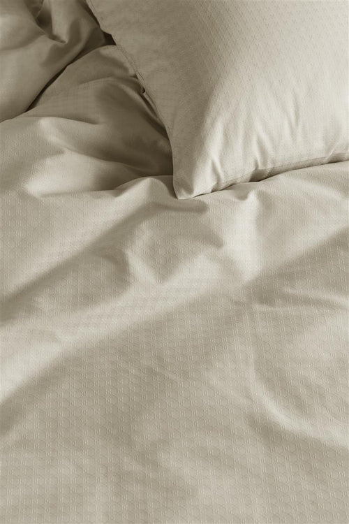 Beddinghouse Jula dekbedovertrek - Effen - Tweepersoons - 200x200/220 - Sand - vtwonen shop