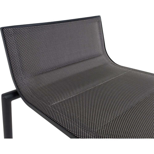 Lesli Living bistrostoel Milazzo - antraciet - 52x54x89cm - set van 4