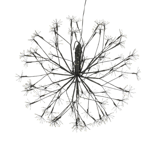 Luca Lighting Kerstverlichting Bal met Warm Witte LED Lampjes - Ø50 cm - Zwart - vtwonen shop