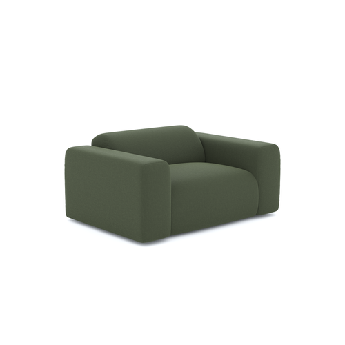 Sia Home - Fauteuils MYRA - Geweven stof - Olijfgroen - 130cm - vtwonen shop