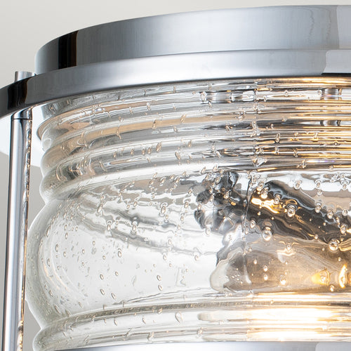 Elstead Kichler Ashland Badkamer Plafondlamp Gepolijst Chroom, IP44