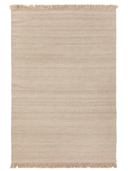 benuta wollen vloerkleed Lars - beige - 120x170 cm