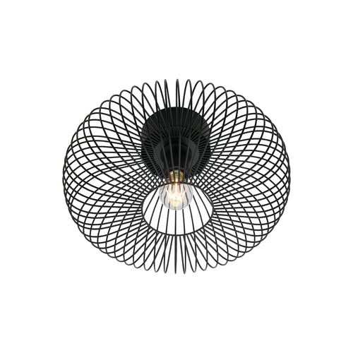 Nordlux Beroni | Plafondlamp | E27 Fitting | Zwart - vtwonen shop