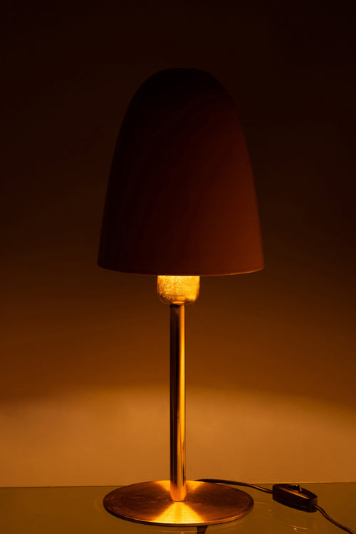 J-Line tafellamp - metaal - oker/goud