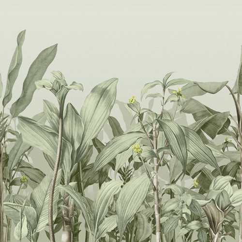 Sanders & Sanders fotobehang palmbladeren groen - 424 x 280 cm - 640918