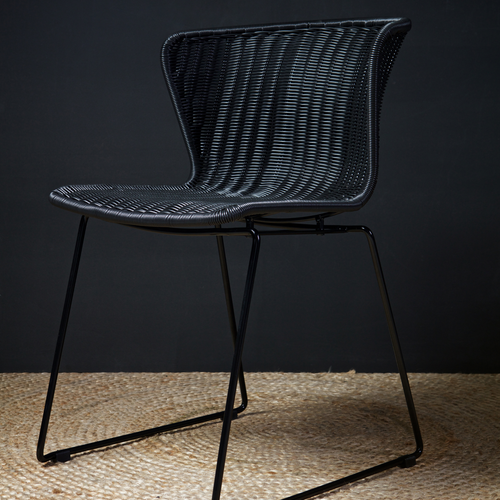 WOOOD tuinstoelen Wings - Kunststof/Metaal - Naturel - Set van 2