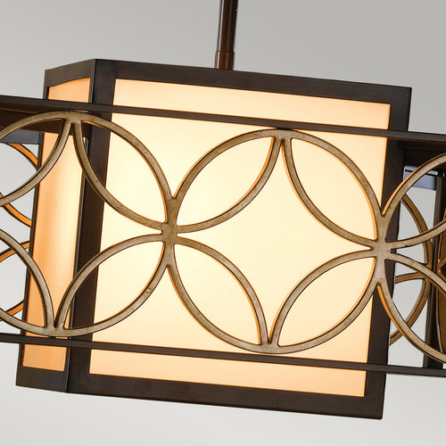 Elstead Remy - 1-lichts plafond hangende staaf goud, brons, E27