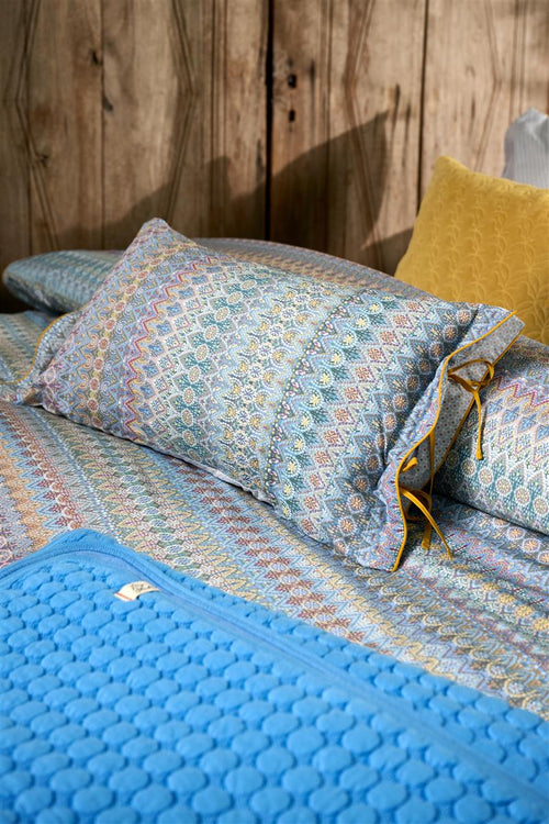 Pip Studio decoratiekussen Ashanti - 35x60 cm - blauw