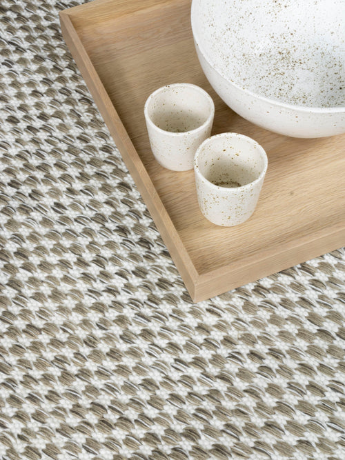 Vloerkleed MOMO Rugs Vaasa Grey White Rond 200 rond - vtwonen shop