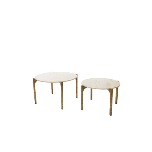 Light & Living tafel  - bruin - 76x76x44 cm
