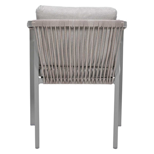 Garden Impressions Tuinstoel Milou stapelbaar taupe - 4 stuks