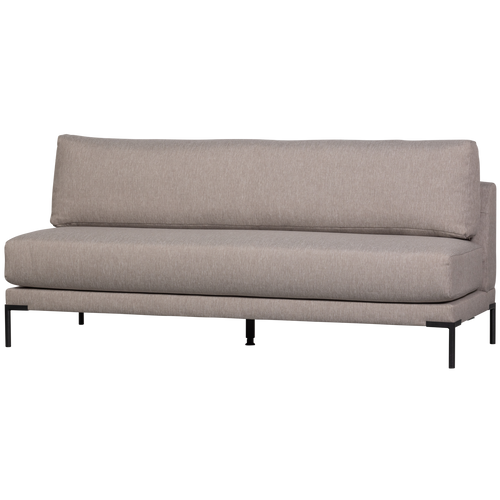 vtwonen eetbank element 200cm Couple - Polyester - Taupe - 73x200x80 - vtwonen shop