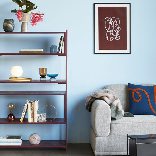 Hübsch boekensteun Arch - kristal - 10x5xh11cm